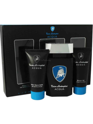 Tonino Lamborghini Acqua Confezione Eau De Toilette 125ml+ Shower Gel 100ml+ After Shave Balm 100ml